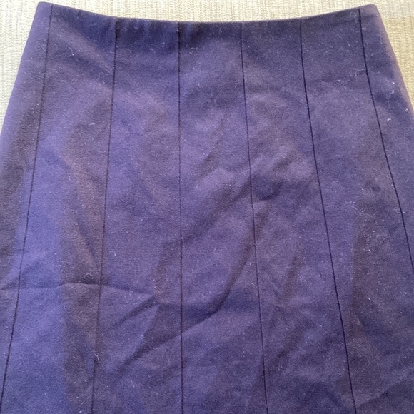 🌈 Voice of voices 100% wool A line skirt with pleated hem size Small - Picture 3 of 10